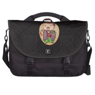 Cute Chinese God Of Health Laptop Bags