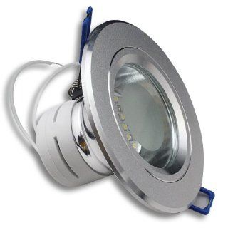 1 Pc X 2w Warm White Led Down Light Silver Shell Led Ceiling Light, high Quality   Indoor Figurine Lamps  