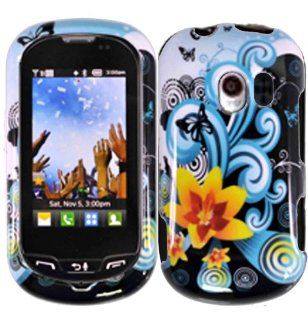 Yellow Lily Hard Case Cover for LG Extravert VN271 Cell Phones & Accessories