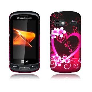 LG Rumor Reflex Ln272 Purple Love Cover Cell Phones & Accessories