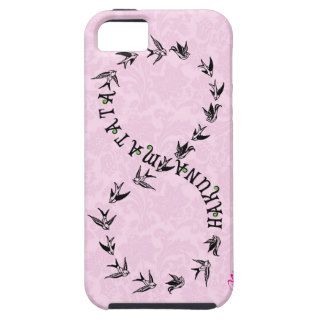 Pink & Black Hakuna Matata Infinity Symbol iPhone 5 Covers