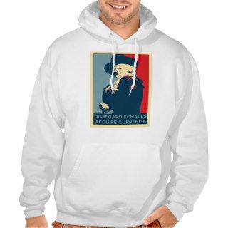 disregard females acquire currency hooded pullover
