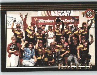 1992 Maxx Black Racing Card # 276 Davey Allison w / Crew YR   NASCAR Trading Cards (Year in Review) Sports Collectibles
