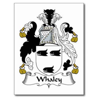 Whaley Family Crest Post Card