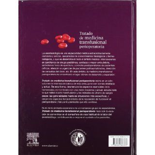 Tratado de Medicina Transfusional Perioperatoria Llau 9788480866378 Books