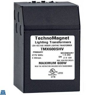 TMX600SHV Indoor 600W 12/24V 277V Magnetic Transformer   Lighting Products  