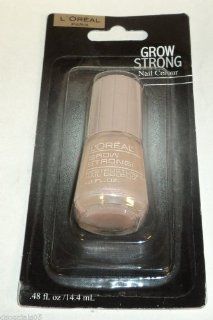 Loreal Grow strong Restructuring Nail Colour, 303 Pinkette, 0.48 Fl Oz Health & Personal Care