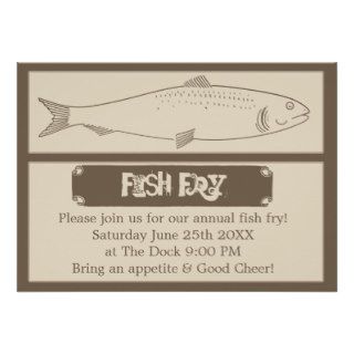 Annual Fish Fry Invitation