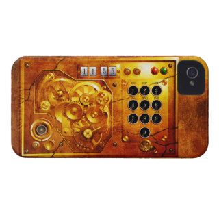 Five ton of 12 Steampunk clock Grunge iPhone 4 Case
