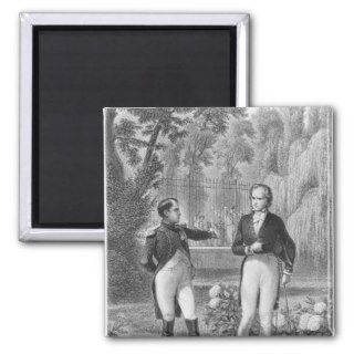 Meeting Between Napoleon I  and Benjamin Fridge Magnets
