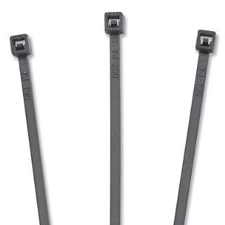 4" 18 lb. Black UV Stabilized Nylon Cable Ties