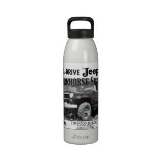 The This Old Jeep Workhorse Waterbottle Drinking Bottles
