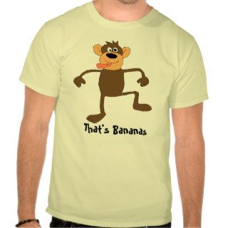 Crazy Cartoon Dancing Monkey Tshirt