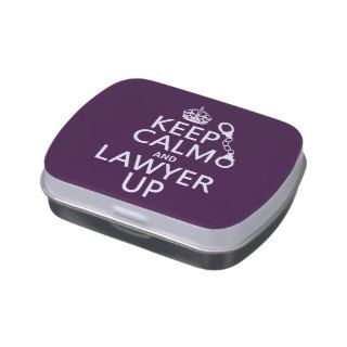Keep Calm and Lawyer Up (any color) Jelly Belly Tins
