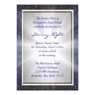 Starry Night Prom Invitations