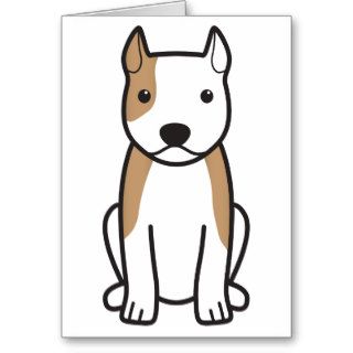 American Staffordshire Terrier Dog Greeting Card