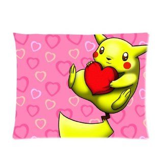 Custom Pikachu Pillowcase Standard Size 20x26 Soft Pillow Cover Case TYM 286  