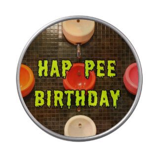 Hap Pee Birthday Candy Tins