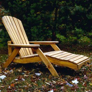Bear Chair Chaise Lounge Kit   Cedar  Patio, Lawn & Garden
