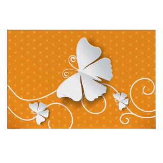 Beautiful Butterfly Polka Dot Pattern Gift Wrap