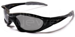 X loop Men's Polarized Sport Sunglasses Black frame PZ1 
