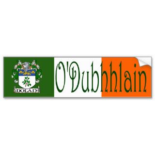 Dolan Clan Irish/English Flag Bumper Sticker
