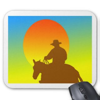 Sunset Cowboy Mousepad