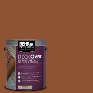 BEHR Premium DeckOver 1 gal. #SC 122 Redwood Naturaltone Wood and Concrete Paint 500001