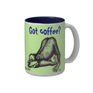 Funny monkey coffee mug