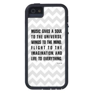 Chevron Music Gives A Soul To The Universe iPhone 5 Case
