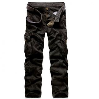 Juanshi Military Army Cargo Camo Combat Work Pants Color Black at  Mens Clothing store Casual Pants