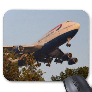 British Airways Boeing 747 Mousepad