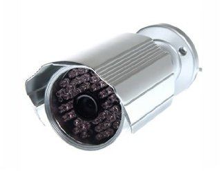 SYL 322 PAL TV system 1/4 inch Sharp CCD 420TVL 42 IR LED Night Vision Waterproof Wired Camera (Silver)  Complete Surveillance Systems  Camera & Photo