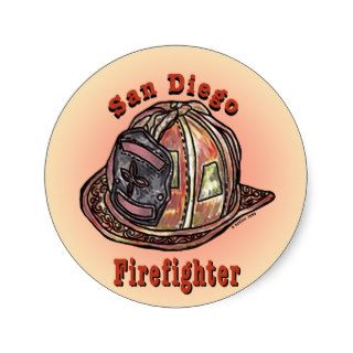 San Diego Firefighter Sticker
