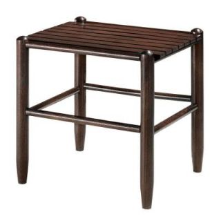Home Decorators Collection Walnut Classic Rocker Patio Side Table DISCONTINUED 0177100960