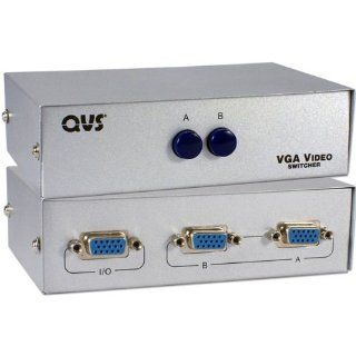QVS 2 Port HD15 VGA/SXGA Manual Switch (CA298 2P) Computers & Accessories
