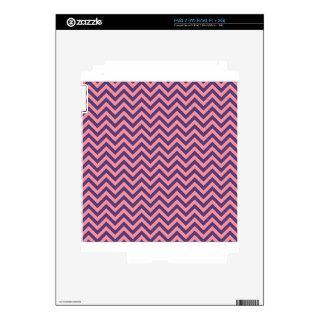 Chevron Purple Pink Chevron Background Decal For The iPad 2