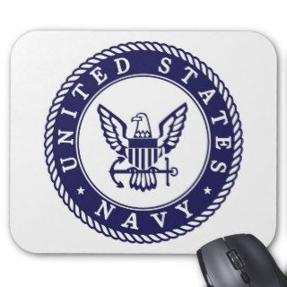 For seaman and captain US Navy Eagle with Anchor Mousepad