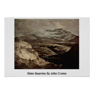 Slate Quarries By John Crome Posters