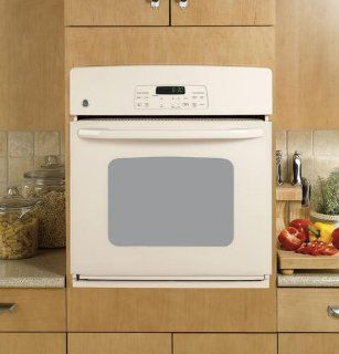 GE JKP30DPCC 27" Bisque Electric Single Wall Oven Appliances