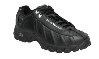 K Swiss ST329 Mens Sneakers Black/Silver 12 Fashion Sneakers Shoes