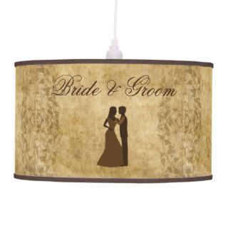 Vintage wedding Bride & Groom Once upon a time Ceiling Lamp