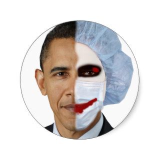 health care obama joker stickers