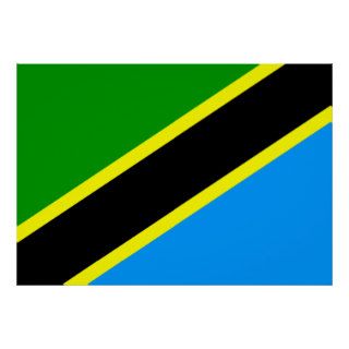 Tanzania Flag Posters