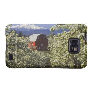 Barn in Orchard Below Mt. Hood Samsung Galaxy S Case