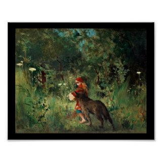 Red Riding Hood and Wolf Posters