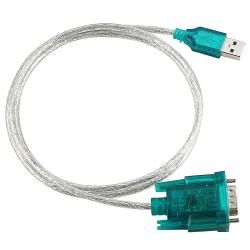 Translucent USB 2.0 to RS232 Converter Cable (Pack of 2) Eforcity Cables & Tools
