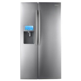 Samsung RSG309 30 Cubic Foot Side by Side Refrigerator with 2 Doors, Integrated Water & Ice, an, Real Stainless Appliances