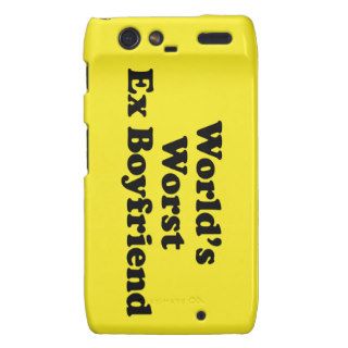 World's Worst Ex Boyfriend Droid RAZR Cases