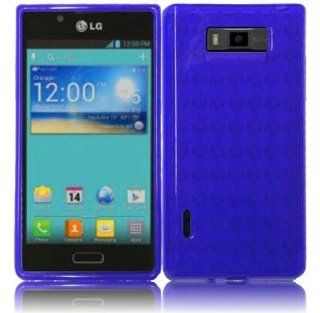 For LG Optimus Ultimate L96G TPU Cover Case Blue Accessory Cell Phones & Accessories